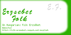 erzsebet folk business card